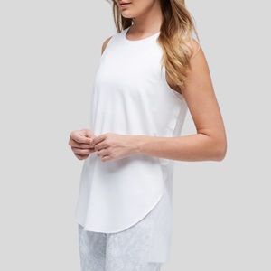 peony and me Tops - Peony and me white mesh back tank top XS peony and me Tops - Peony and me white mesh back tank top XS